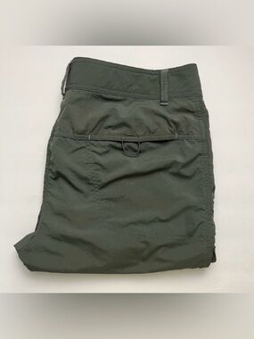 Columbia Omni Shade Sun Protection Women's Green Cargo Cropped Pants Size 6